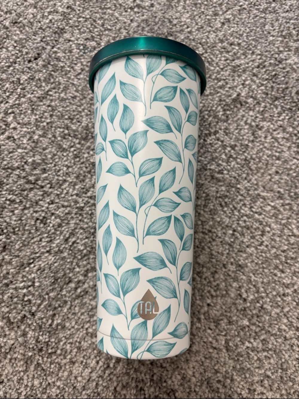 Teal Leaf Stainless Travel Tumbler